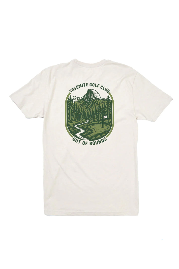 Yosemite Golf Club T-Shirt | Cream - Thumbnail Image Number 1 of 2
