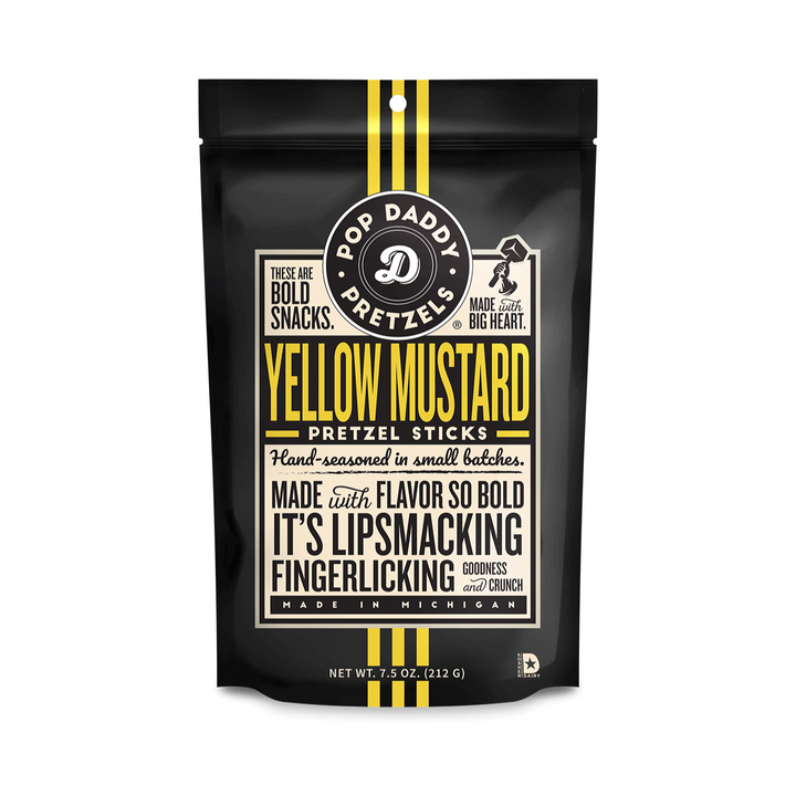 Pop Daddy Yellow Mustard Pretzel Sticks - Thumbnail Image Number 1 of 2
