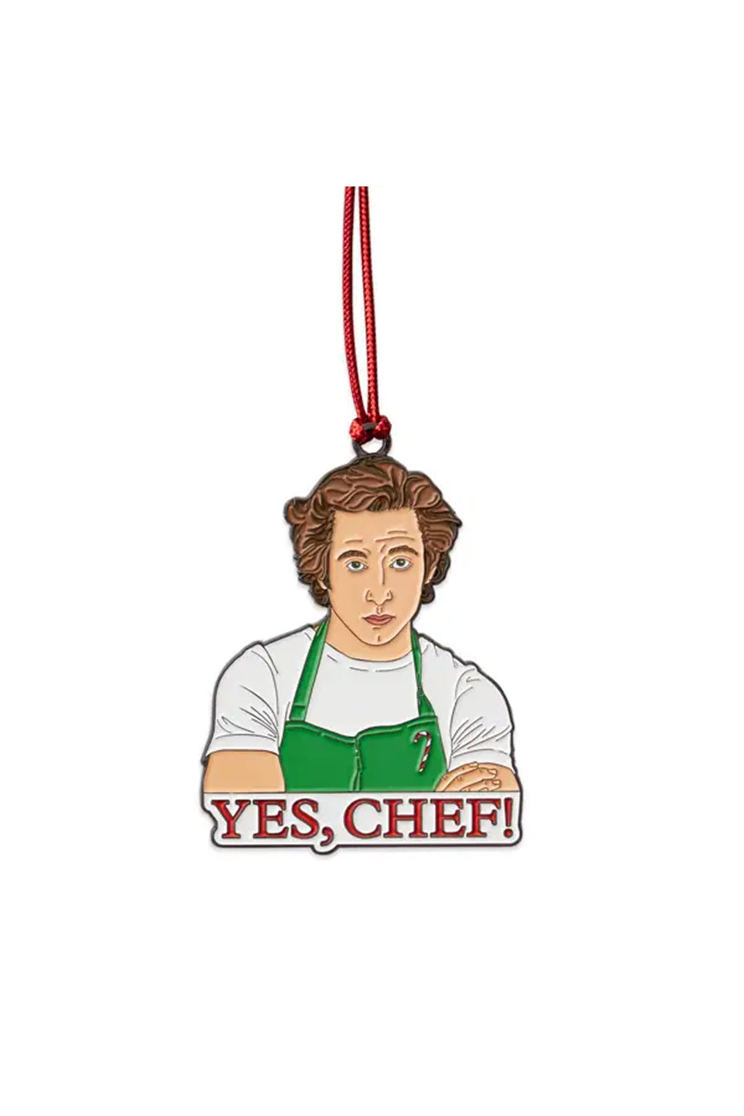 Yes, Chef! Enamel Holiday Ornament - Visual Media Number 1 of 1