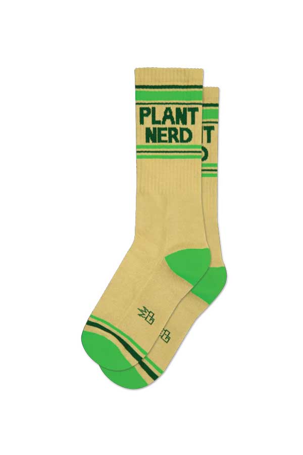 Plant Nerd Gym Crew Socks - Main Image Number 1 of 1