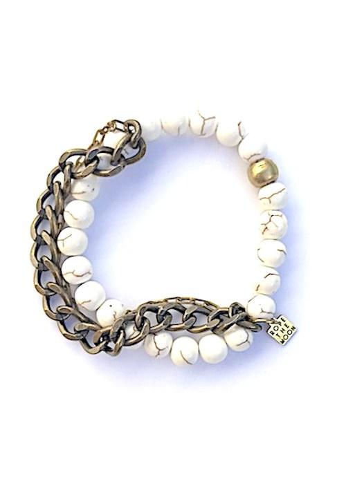 Born to Roam Bracelet / White - Visual Media Number 1 of 1