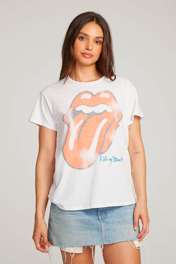Rolling Stones Classic Logo | White - Main Image Number 2 of 4