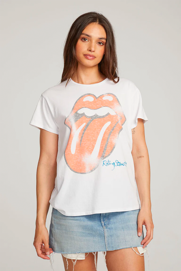 Rolling Stones Classic Logo | White - Visual Media Number 2 of 4