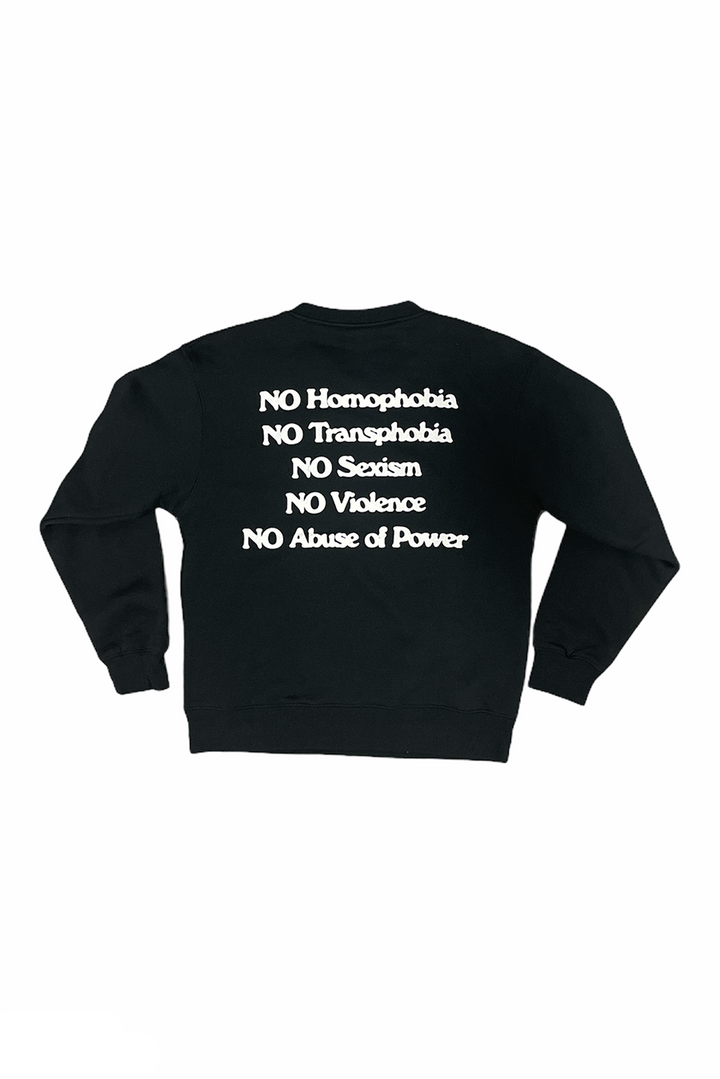 Love Is The Cure Pullover | Black - Thumbnail Image Number 2 of 2
