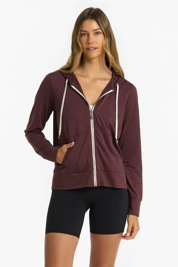 Halo Performance Hoodie 2.0 | Ruby Heather - Thumbnail Image Number 1 of 2
