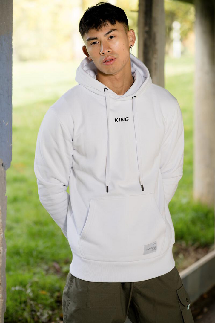 Earlham Tracksuit Hoodie | White Eagle - Thumbnail Image Number 1 of 2
