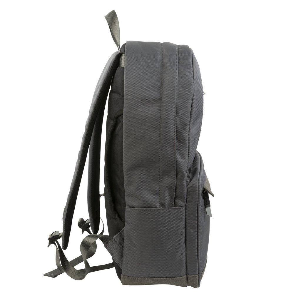 Echelon Signal Backpack Grey Tech Suede - West of Camden - Main Image Number 3 of 3