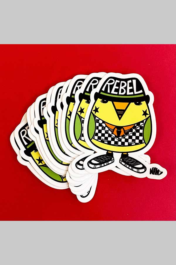 Rad Bird Crew | Rebel Bird Sticker - Main Image Number 1 of 1