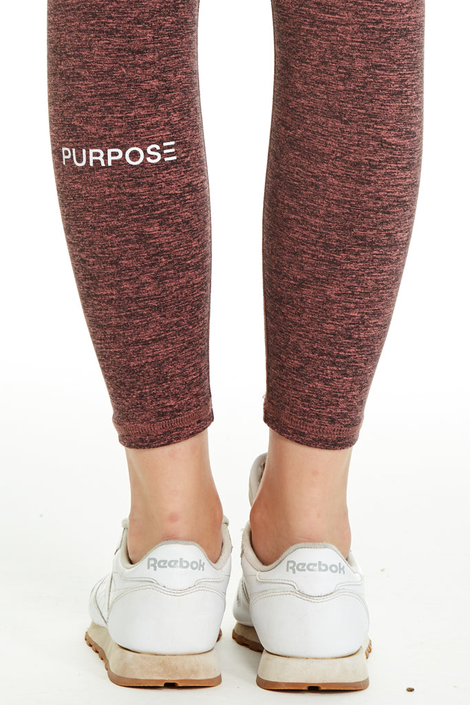 Purpose Logan Athletic Legging | H. Red - Main Image Number 3 of 3