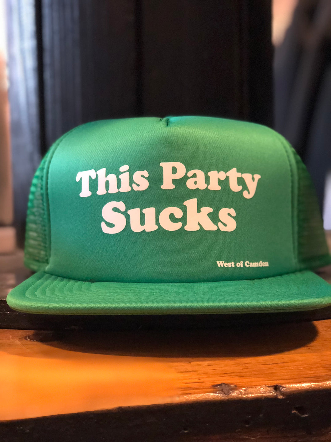 This Party Sucks Hat | Virus Green - Main Image Number 1 of 1