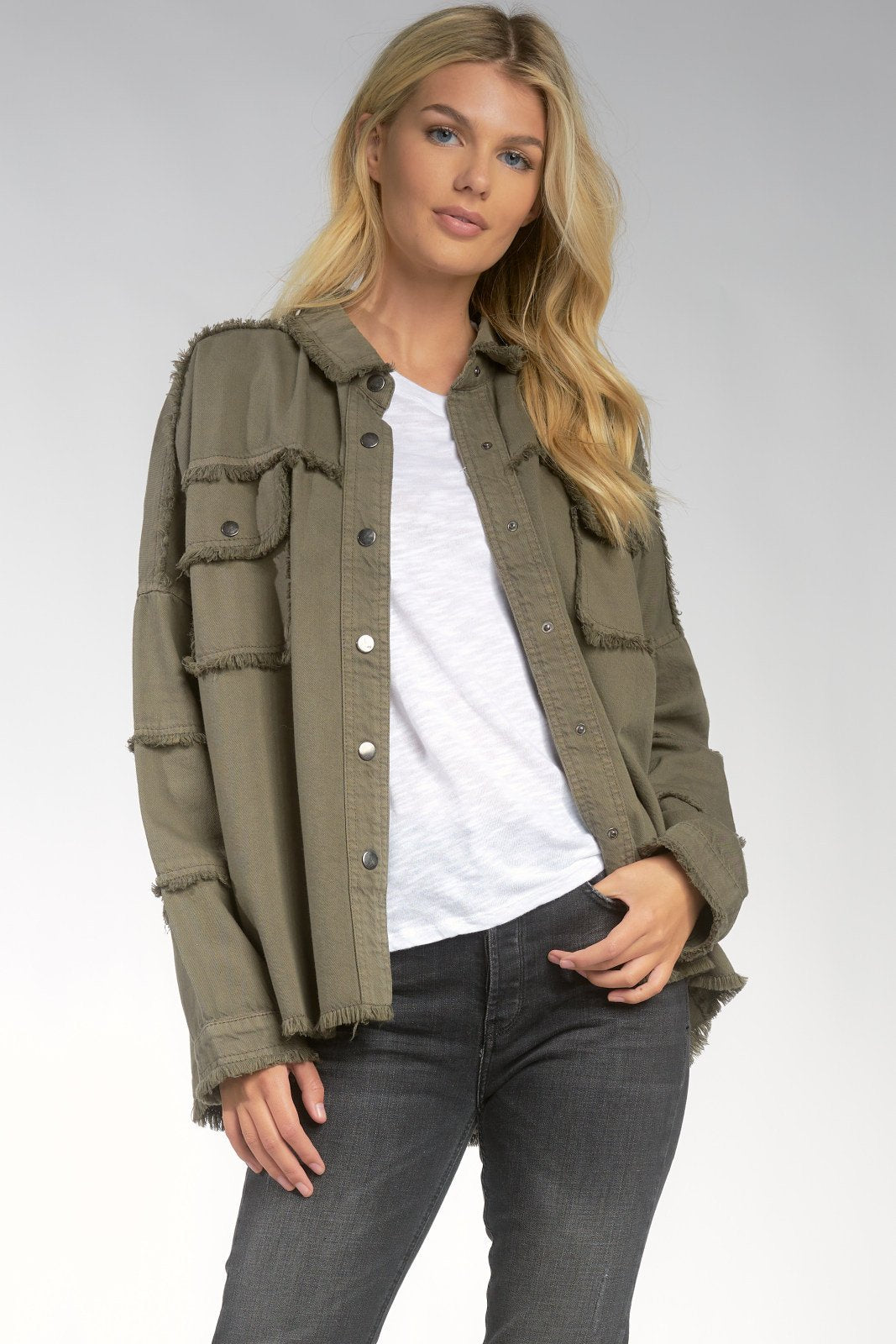 All You Need Is Love Jacket | Olive - Main Image Number 2 of 2
