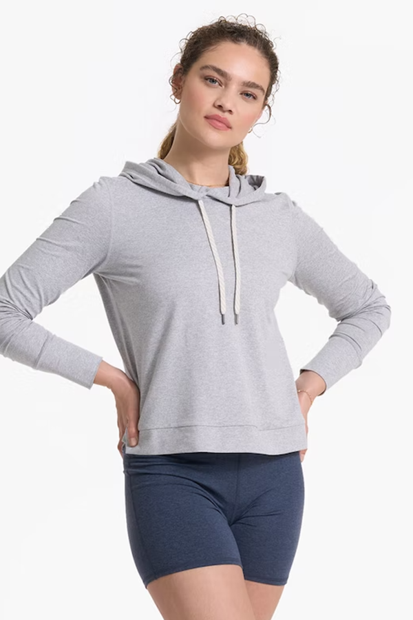 Halo Essential Hoodie | Pale Grey Heather - Thumbnail Image Number 1 of 2
