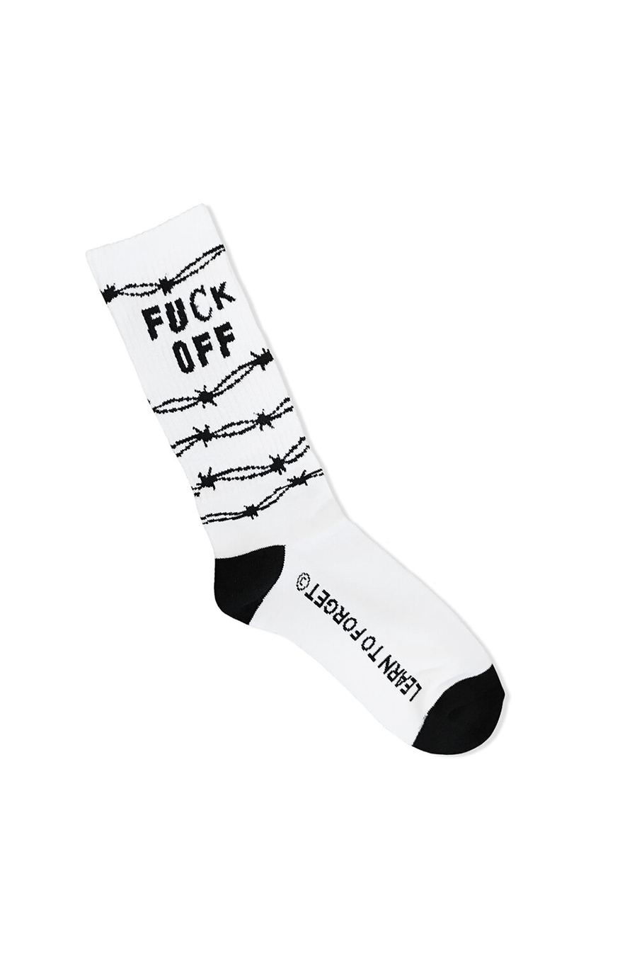 Fuck Off Socks | White - Main Image Number 1 of 1