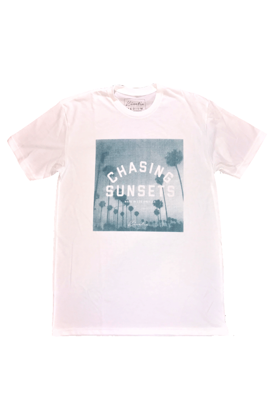 Chasing Sunsets Tee | White - Main Image Number 1 of 2