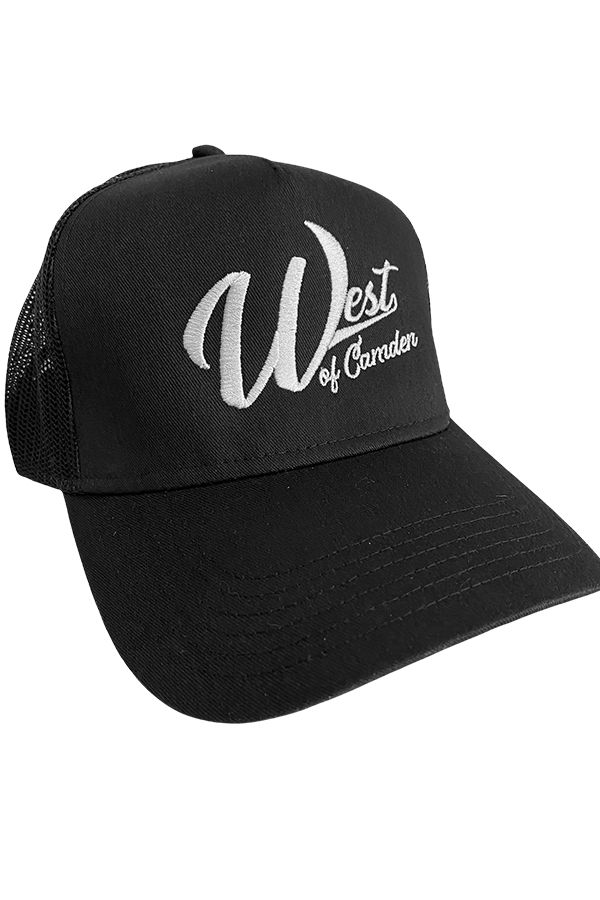 West of Camden AD Twill Hat | Black  / White - Main Image Number 1 of 1