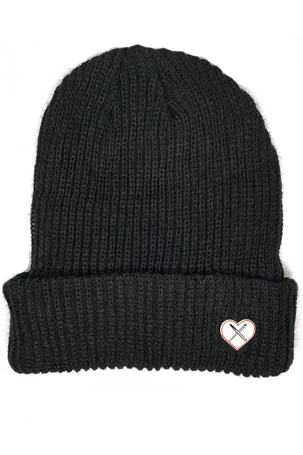 Pen and Brush Beanie | Black - Thumbnail Image Number 1 of 2
