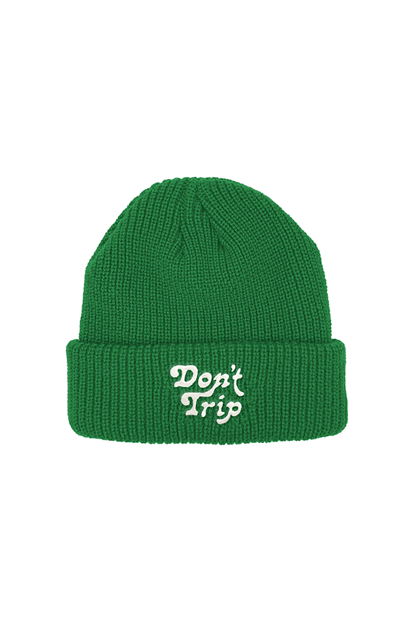 Free & Easy Dont Trip Watch Cap Beanie | Green - Visual Media Number 1 of 2