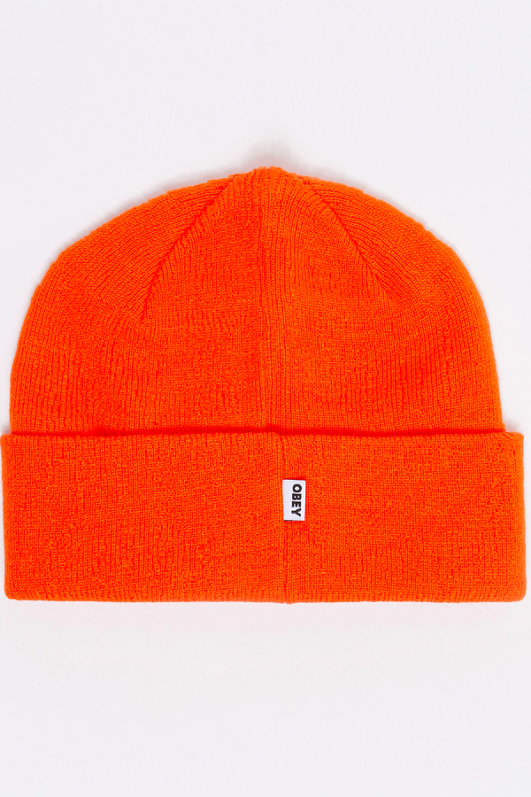 Obey Gemma Beanie | Red Orange - Visual Media Number 2 of 2