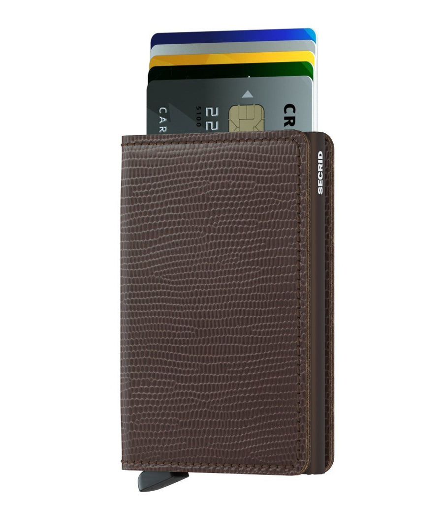 Slimwallet Rango | Brown / Brown - West of Camden