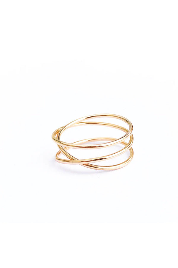 Osmara Infinity Ring | 14K Gold Fill - Main Image Number 1 of 2