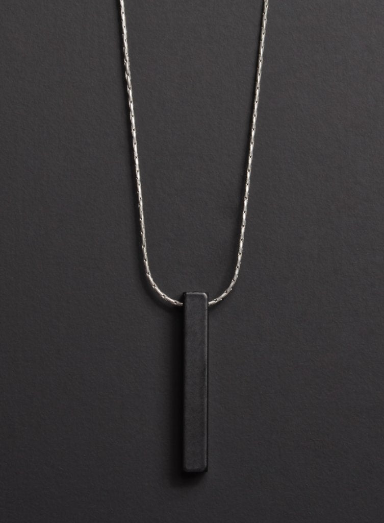 Black Bar Necklace - Main Image Number 1 of 2