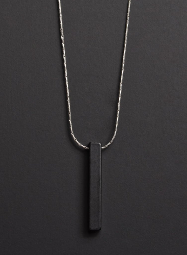 Black Bar Necklace - Thumbnail Image Number 1 of 2
