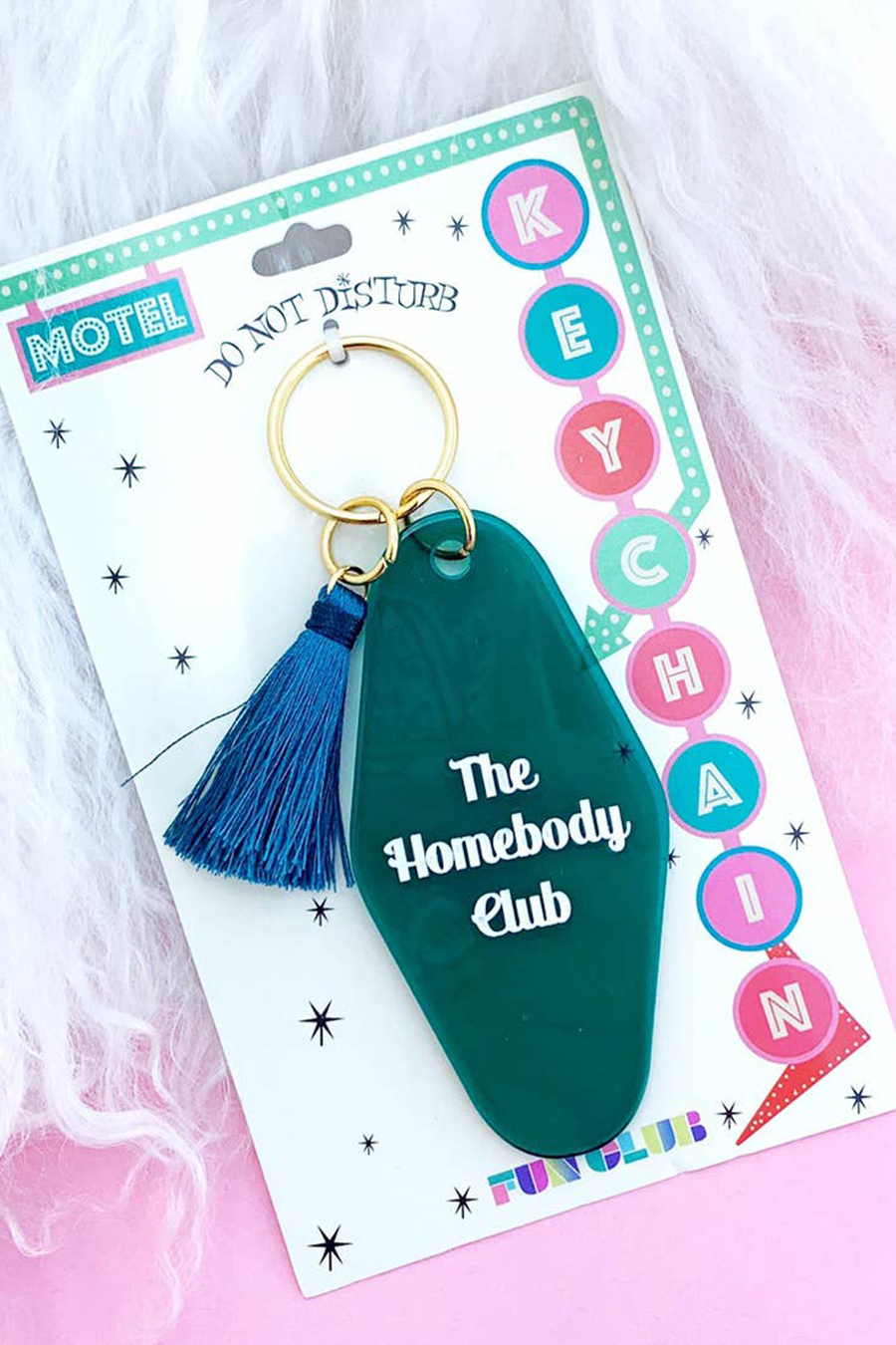 The Homebody Club Keychain - Main Image Number 1 of 1