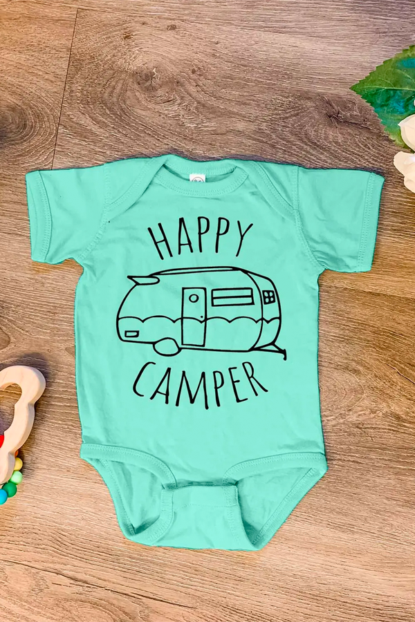 Happy Camper Vintage Onesie | Chill - Main Image Number 1 of 1