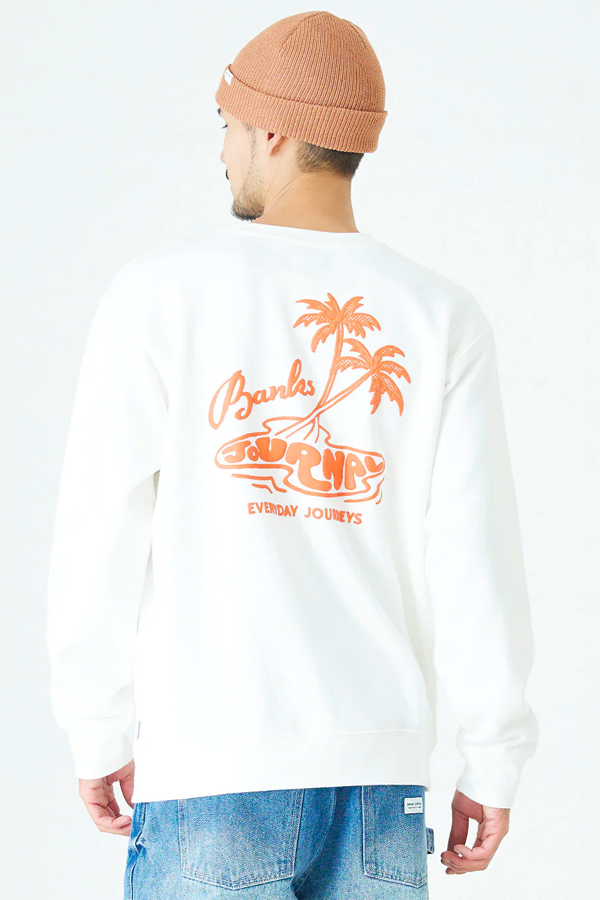 Retreat Crew Graphic Fleece | Off White - Thumbnail Image Number 2 of 2
