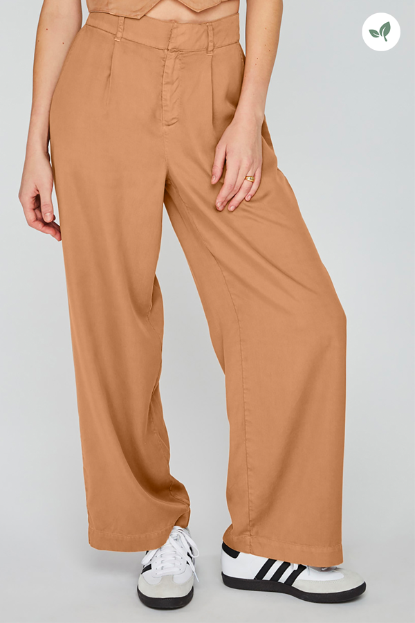 Sabine Twill Pant | Sand - Main Image Number 1 of 1