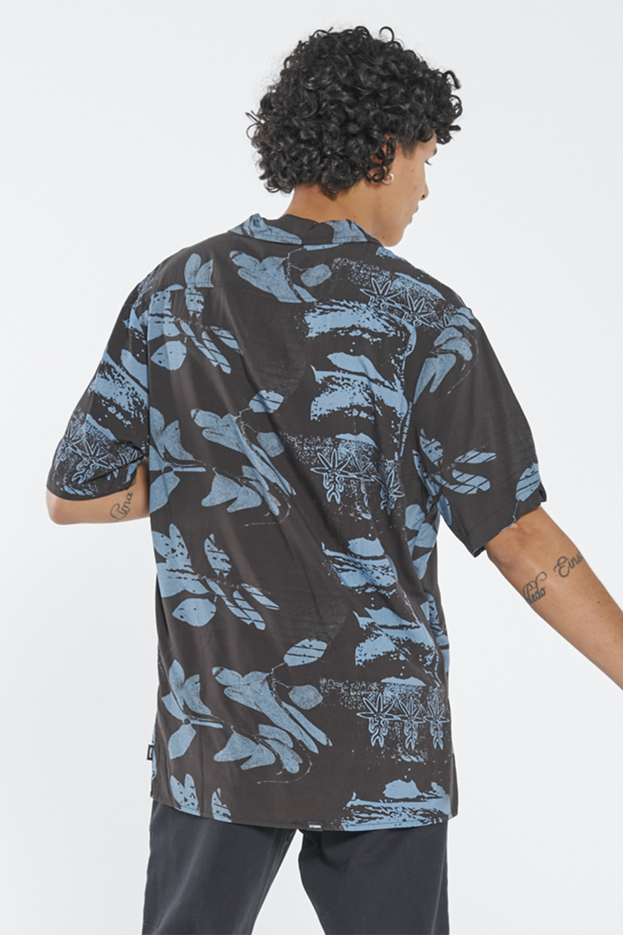 Collective Experience Bowling Shirt | Black - Main Image Number 2 of 2