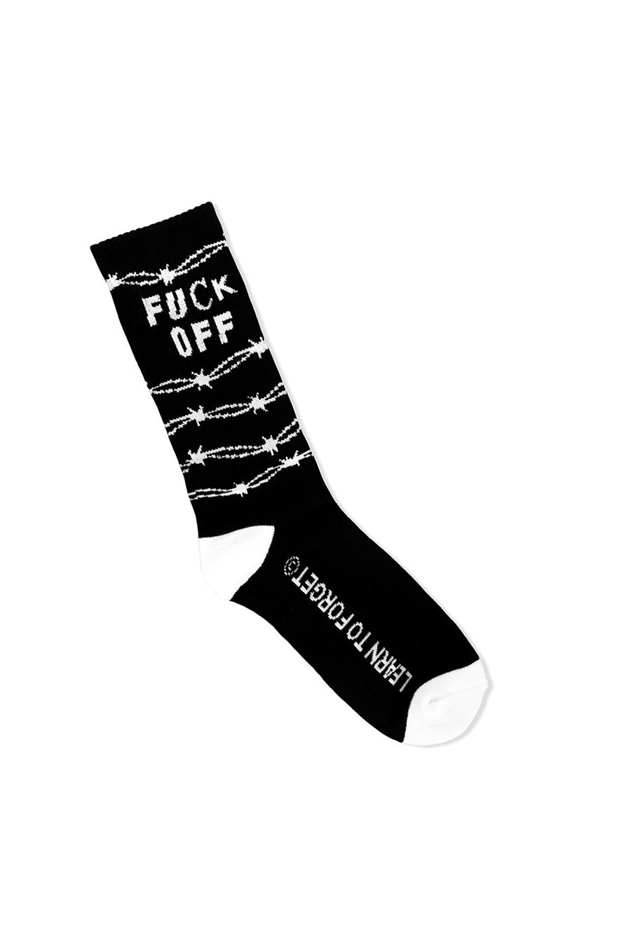 Fuck Off Socks | Black - Visual Media Number 1 of 1