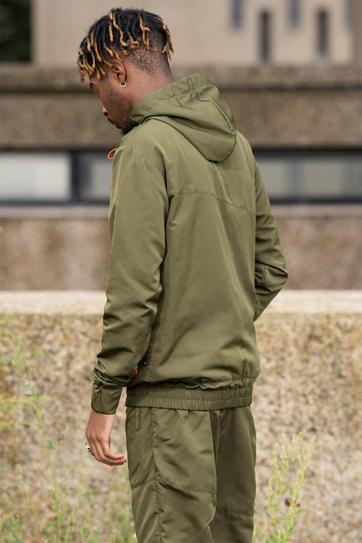 Tennyson Shell Tracksuit Hoodie | Fern - Thumbnail Image Number 2 of 3
