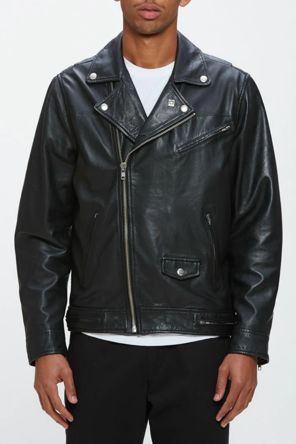 Bastards Leather Jacket | Black - Main Image Number 3 of 4