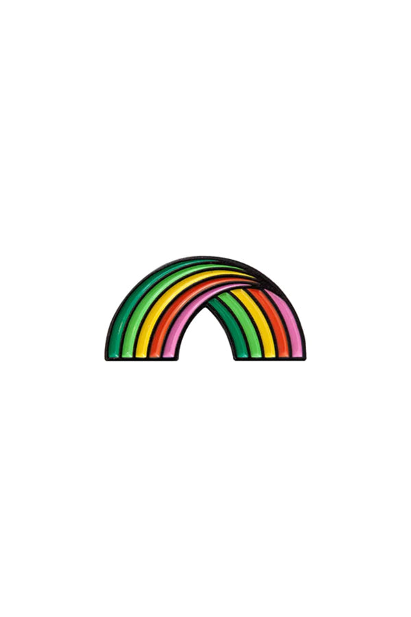 Folded Rainbow Enamel Pin - Main Image Number 1 of 1