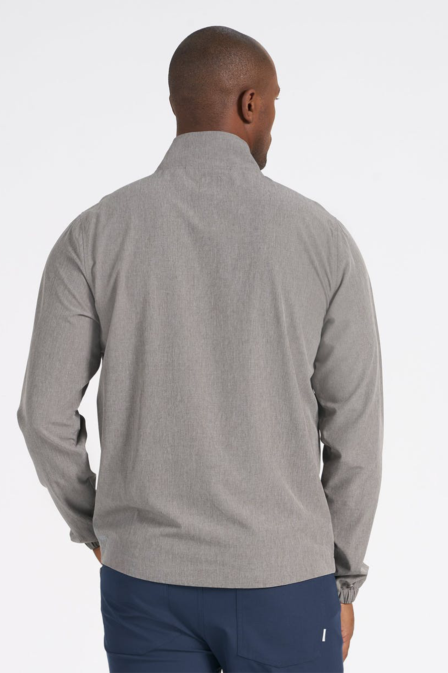 Venture Track Jacket | Grey Linen Texture - Main Image Number 2 of 2
