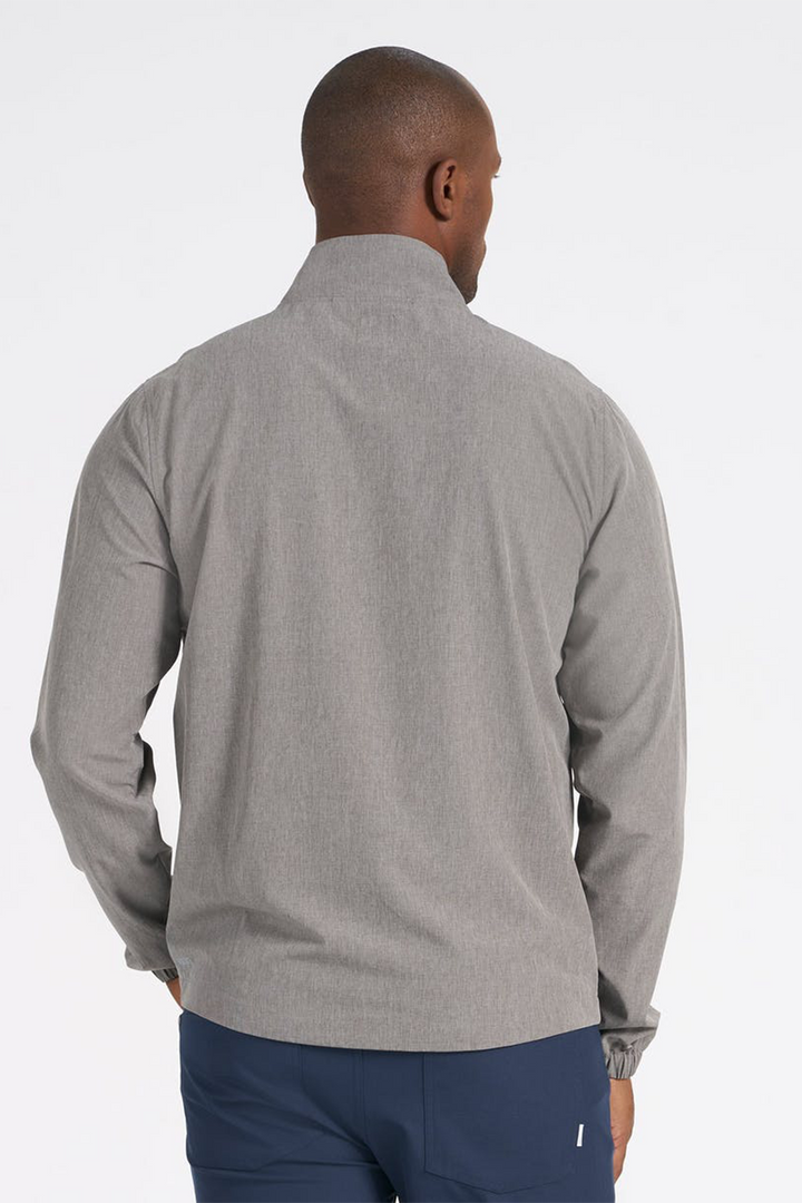 Venture Track Jacket | Grey Linen Texture - Thumbnail Image Number 2 of 2
