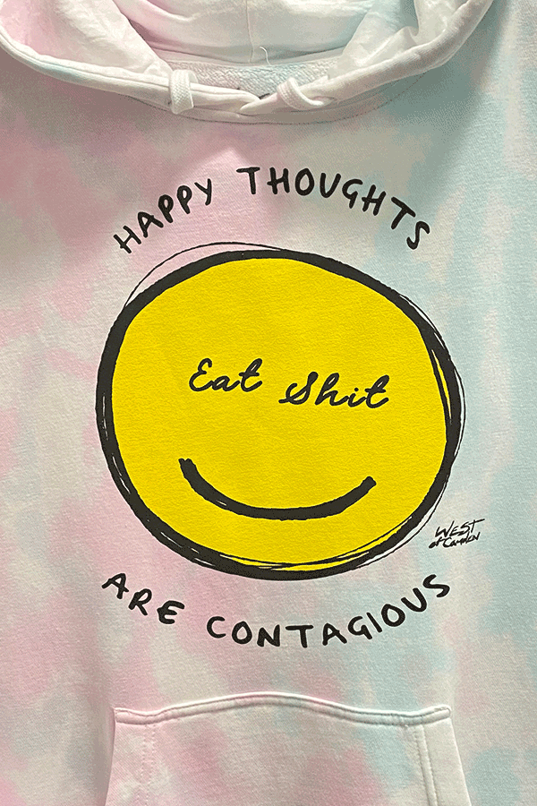Happy Thoughts Hoodie | Bubble Gum - Main Image Number 2 of 2