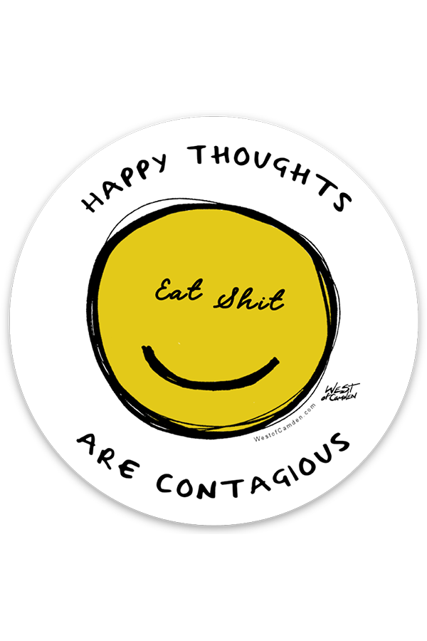 Happy Thoughts Sticker - Main Image Number 1 of 1