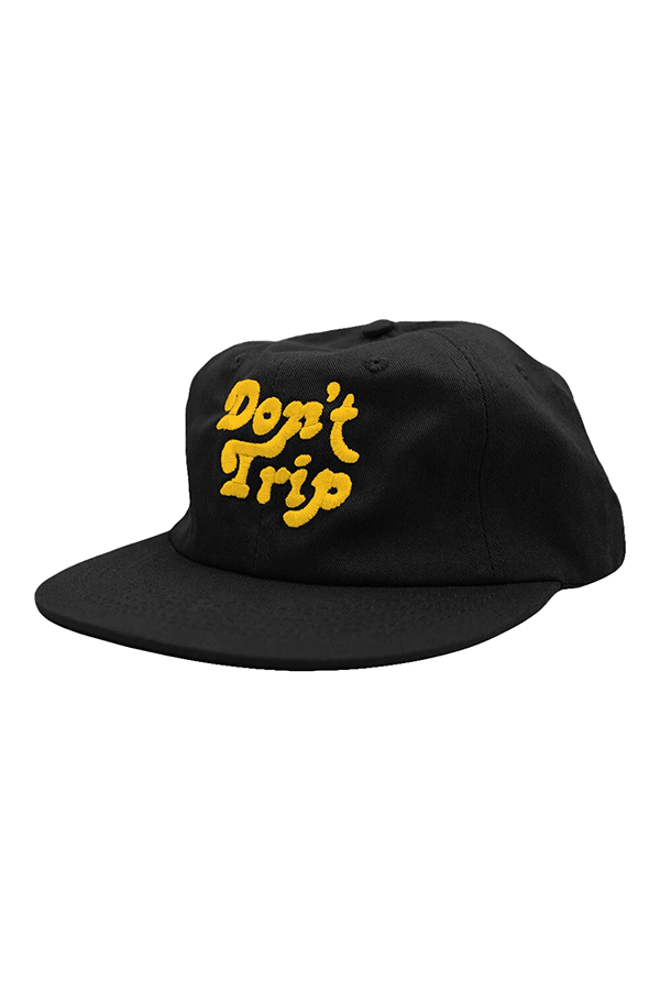 Don't Trip Unstructured Hat | Black Gold - Main Image Number 1 of 1