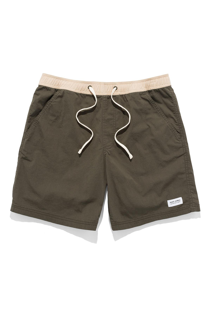 Primary Elastic Boardshort | Army - Main Image Number 1 of 1
