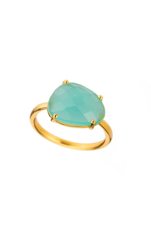 Oblong Ring | Chalcedony - Main Image Number 1 of 2