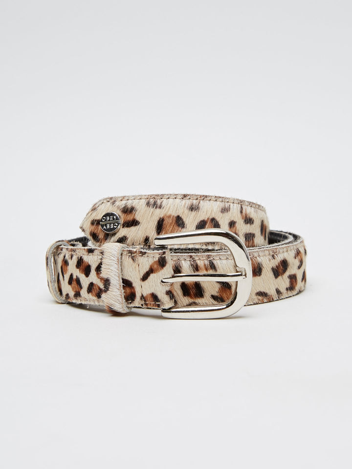 Wild Heart Skinny Belt | Leopard - West of Camden - Thumbnail Image Number 1 of 2
