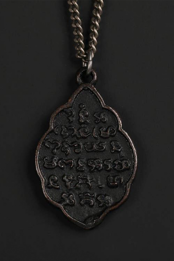 Buddha Necklace | Black - Thumbnail Image Number 2 of 3
