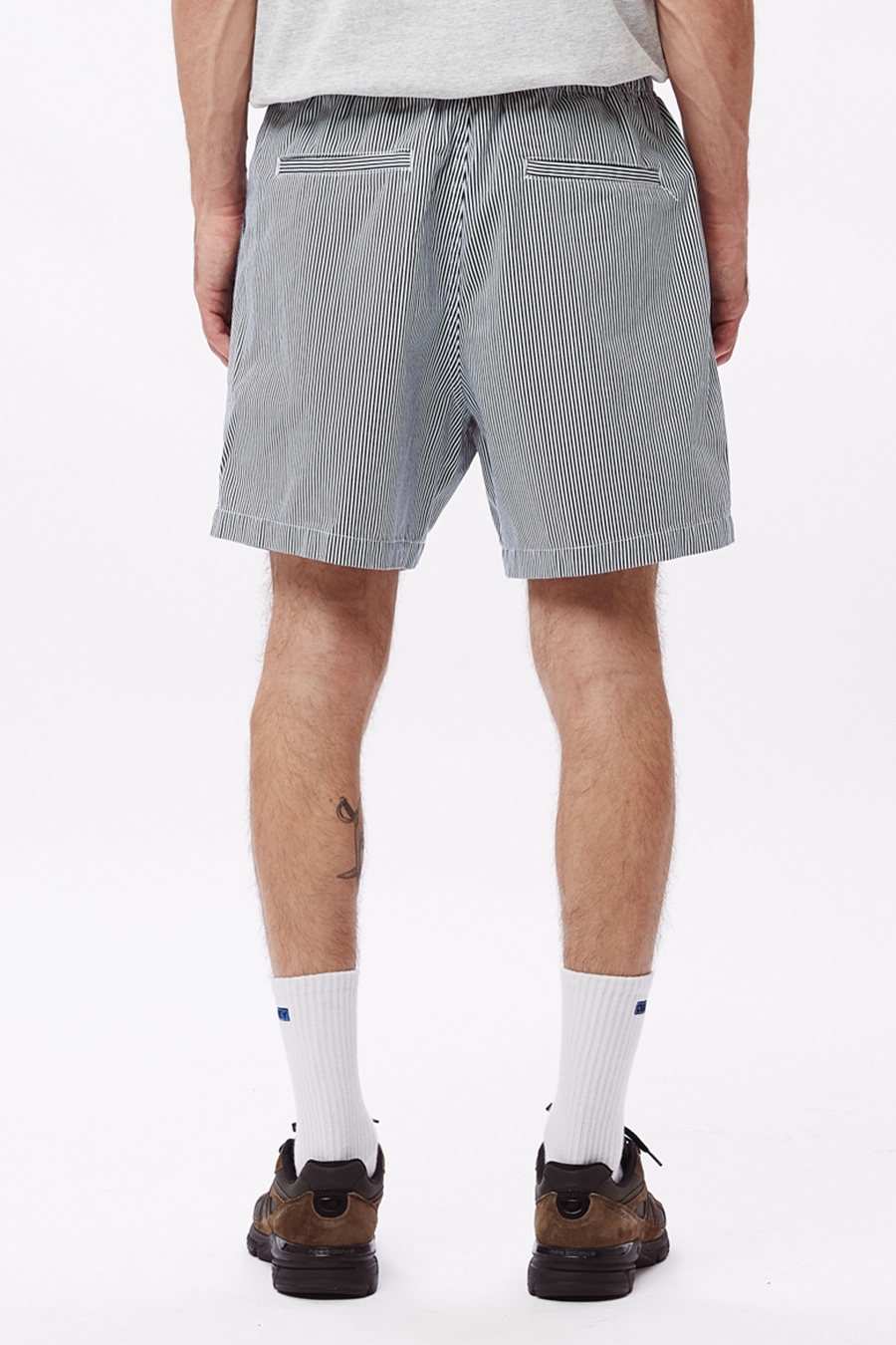 Easy Relaxed Twill Short | Navy Multi - Main Image Number 3 of 3