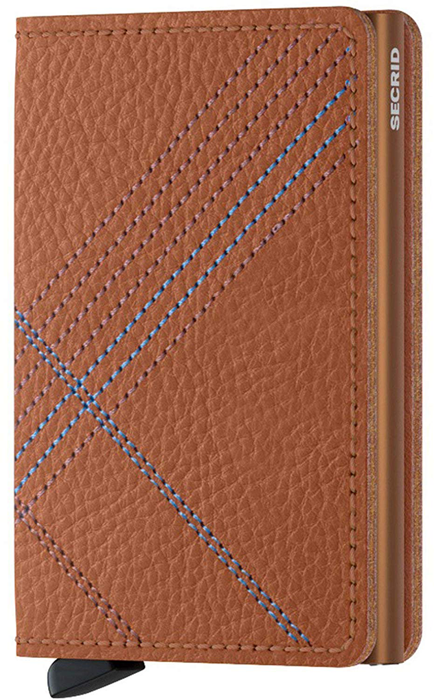 Slimwallet Stitch Linea | Caramello - West of Camden - Main Image Number 1 of 1