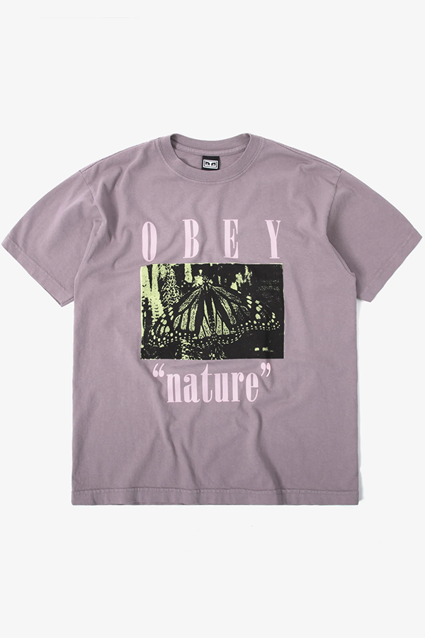 Obey Nature Tee | Pigment Lilac Chalk - Main Image Number 1 of 1