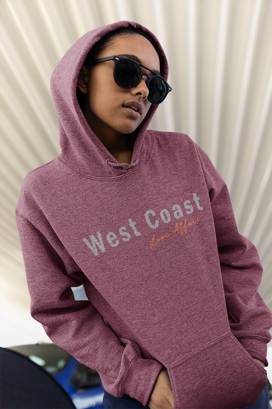 West Coast Affair Hoodie | Cranberry - Main Image Number 1 of 1