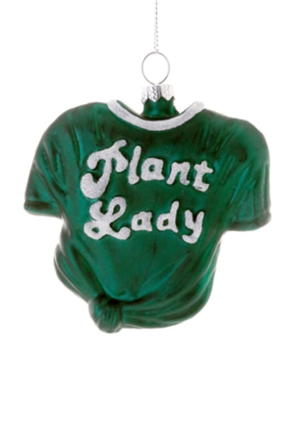 Plant Lady Shirt Ornament - Main Image Number 1 of 1