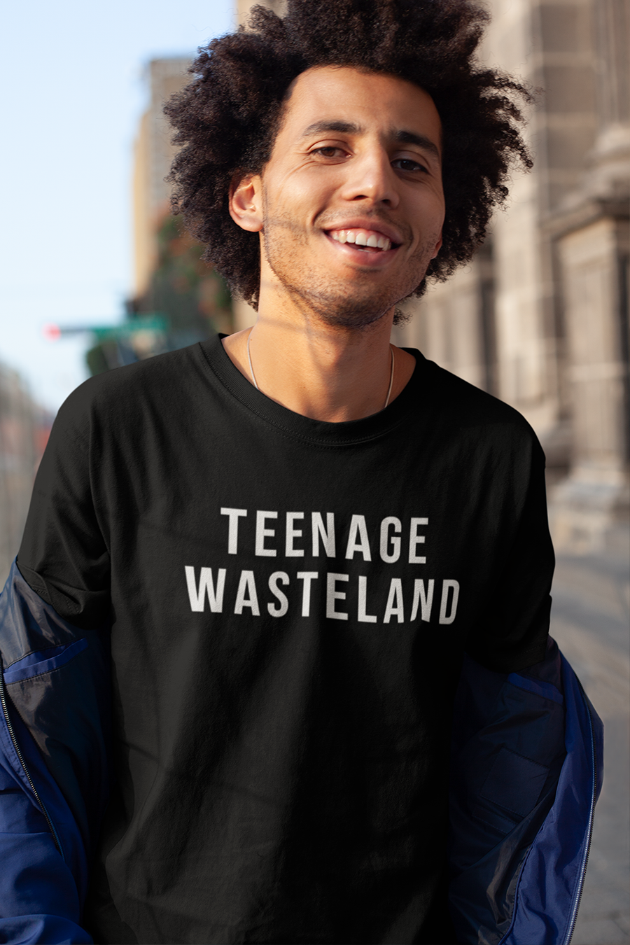 Teenage Wasteland Tee | Black - Main Image Number 1 of 1